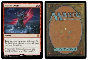 Warrior’s Oath from Double Masters 2022 Magic the Gathering Proxy
