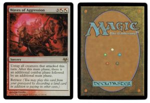 Waves of Aggression from Eventide Magic the Gathering Proxy