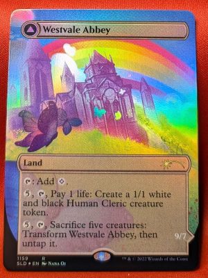 FOIL Westvale Abbey from Secret Lair Drop Series Magic the Gathering Proxy