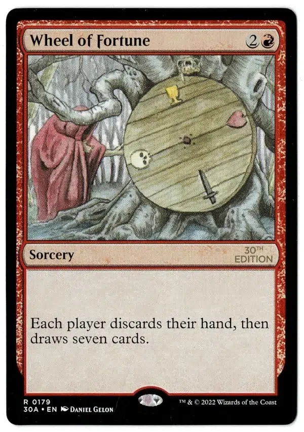 Wheel Of Fortune 30th Magic the Gathering Proxy