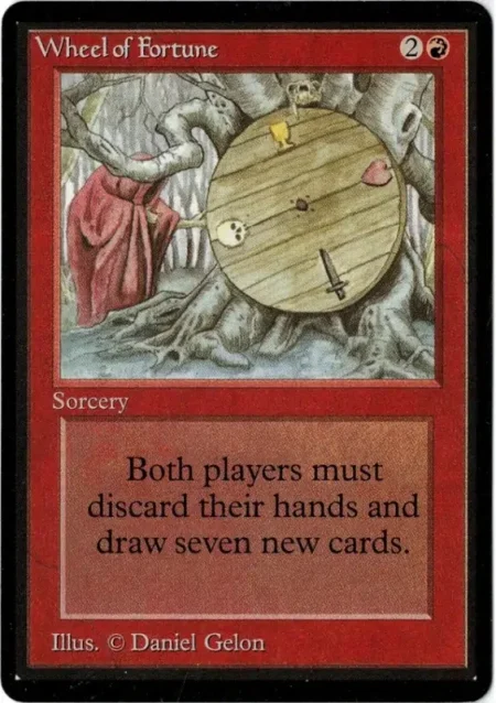 Wheel Of Fortune Beta Magic the Gathering Proxy