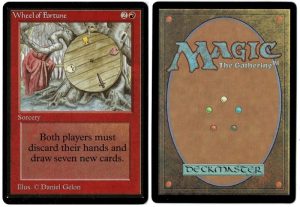 Wheel of Fortune from Beta Magic the Gathering Proxy