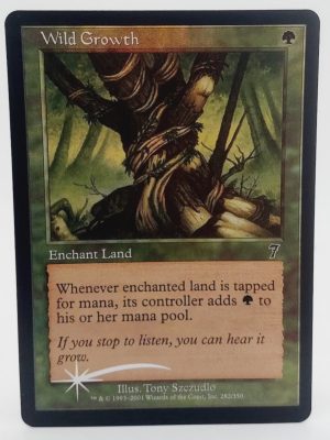 FOIL Wild Growth from 7th Edition Proxy