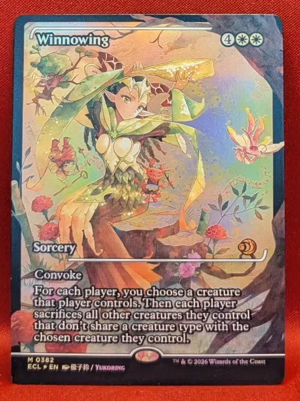FOIL Winnowing (Showcase) from Lorwyn Eclipsed Magic the Gathering Proxy