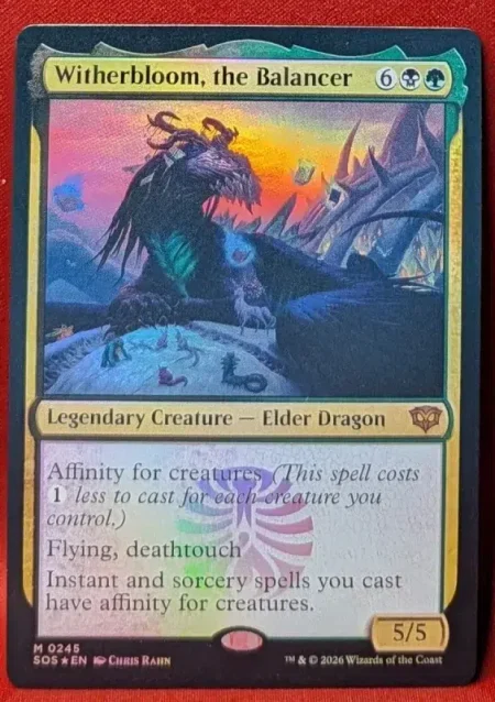 FOIL Witherbloom, the Balancer from Secrets of Strixhaven Magic the Gathering Proxy