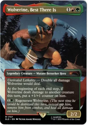 Wolverine, Best There Is from Secret Lair Drop Series Magic the Gathering Proxy