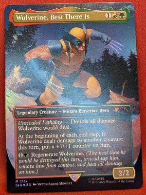 FOIL Wolverine, Best There Is from Secret Lair Drop Series Magic the Gathering Proxy