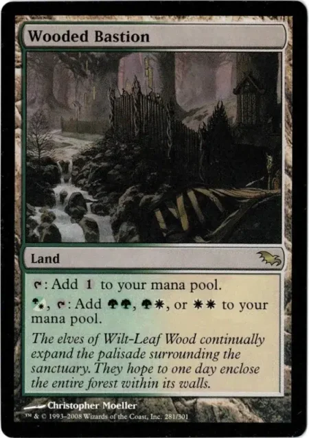 Wooded Bastion 1 Magic the Gathering Proxy