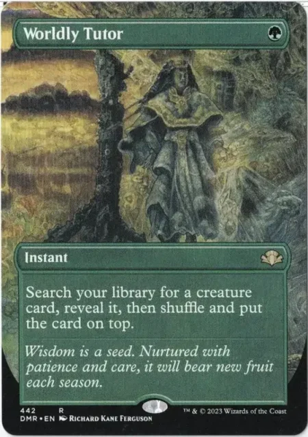 Worldly Tutor Bord Dmr Magic the Gathering Proxy