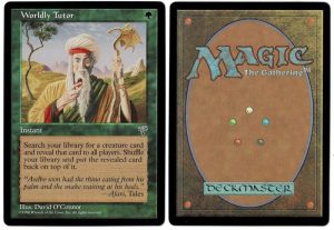 Worldly Tutor from Mirage Magic the Gathering Proxy