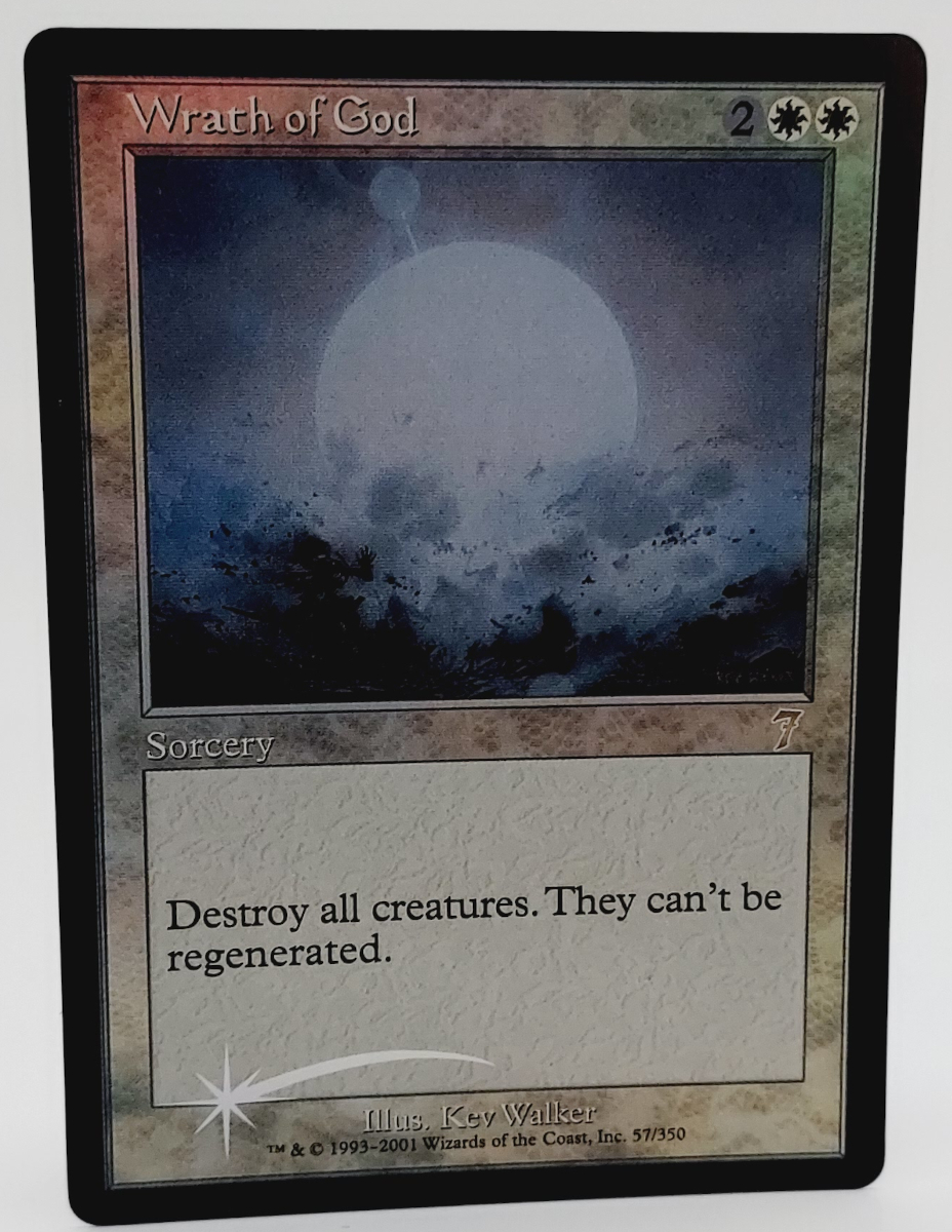 FOIL Wrath of God from 7th Edition Proxy