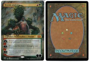 Wrenn and Six (Borderless) from Double Masters 2022 Magic the Gathering Proxy