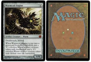 Wurmcoil Engine from Scars of Mirrodin Magic the Gathering Proxy