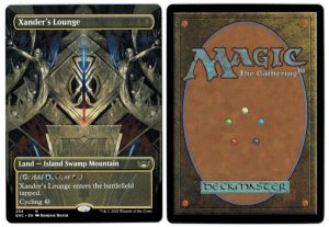 Xander's Lounge (Borderless) from Streets of New Capenna Magic the Gathering Proxy