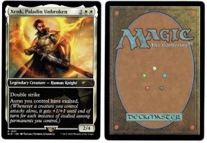 Xenk, Paladin Unbroken from Secret Lair Drop Magic the Gathering Proxy
