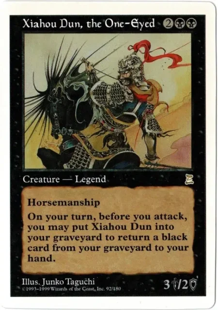 Xiahou Dun The One Eye Magic the Gathering Proxy