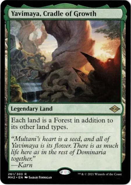 Yavimaya Cradle Of Growth Magic the Gathering Proxy
