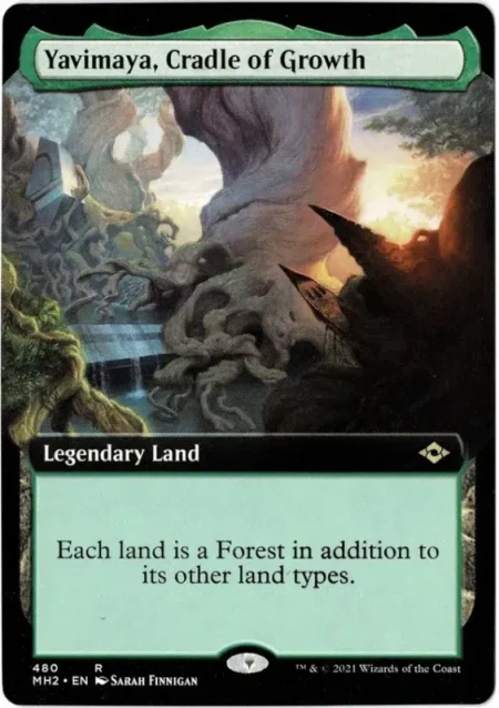 Yavimaya Cradle Of Growth Ext Art Magic the Gathering Proxy