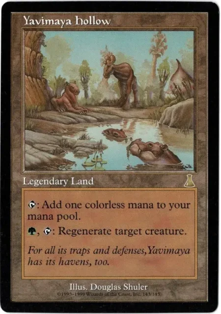 Yavimaya Hollow 1 Magic the Gathering Proxy