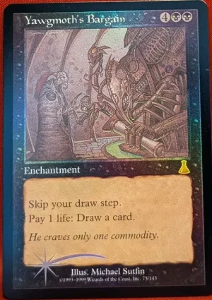Yawgmoths Bargain Foil Magic the Gathering Proxy