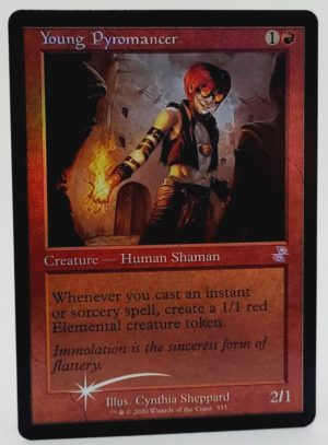 FOIL Young Pyromancer from Time Spiral: Remastered Proxy