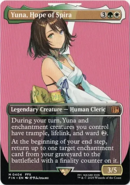 Yuna Hope Of Spira Magic the Gathering Proxy