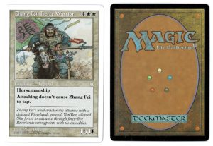 Zhang Fei, Fierce Warrior from Portal Three Kingdoms Magic the Gathering Proxy