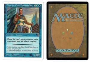Zhou Yu, Chief Commander from Portal Three Kingdoms Magic the Gathering Proxy