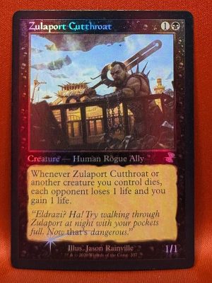 FOIL Zulaport Cutthroat from Time Spiral: Remastered Magic the Gathering Proxy
